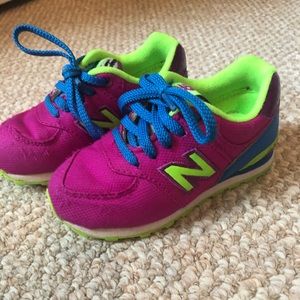 Girls Toddler sz 7 EUC New Balance